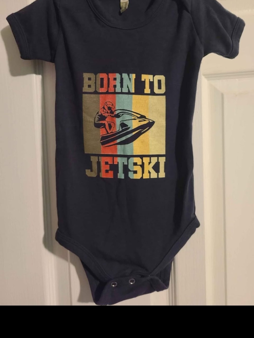 Born to Jetski Baby One-Piece